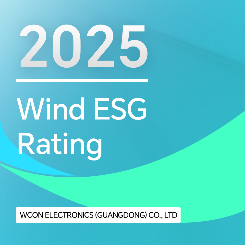 Wcon Electronics Upgrades to “A” in Wind ESG Rating! Sustainability Practices Gain Significant Recognition